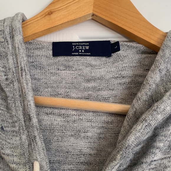 New J. Crew Men’s Large Hoodie 100% Cotton - Picture 2 of 2